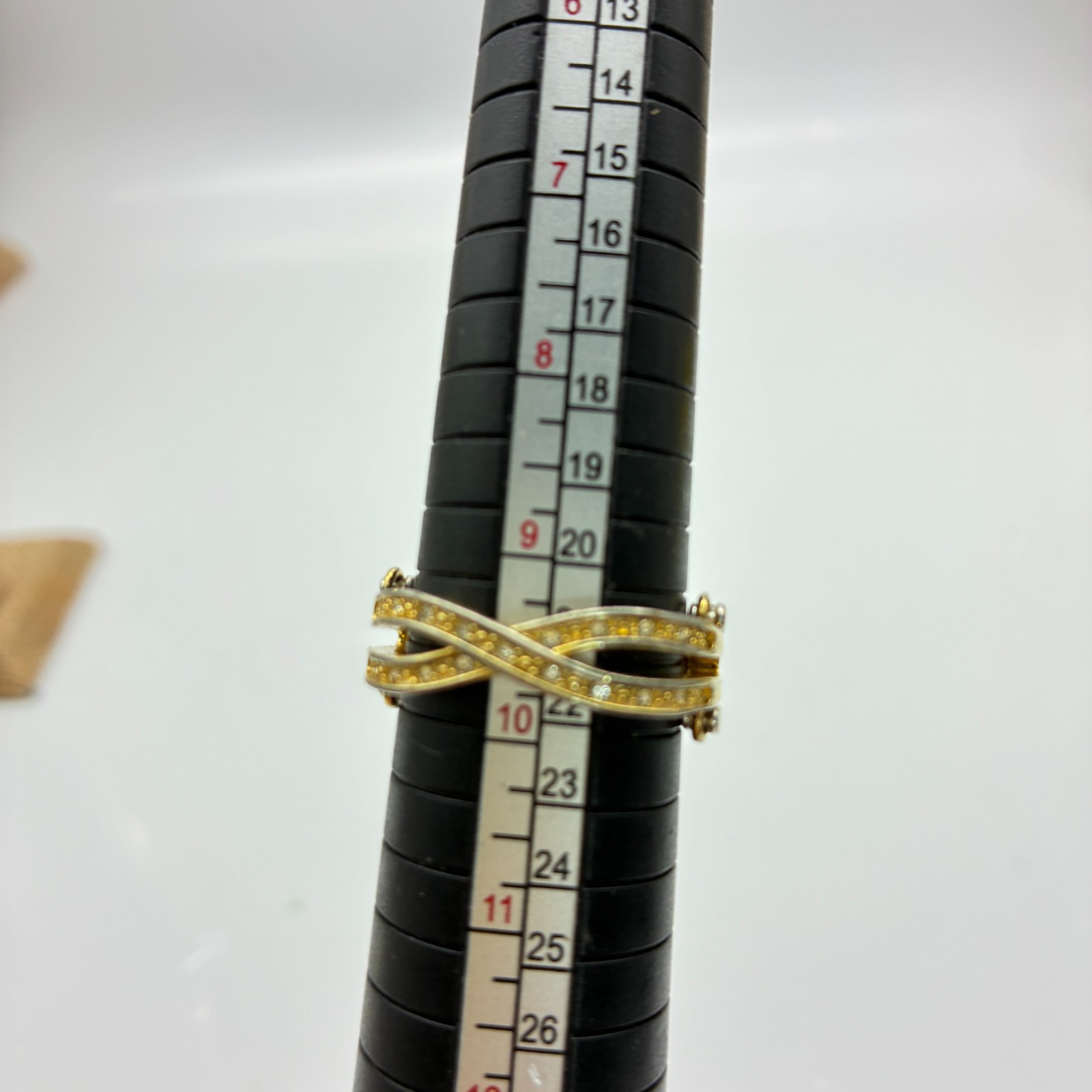 Gold Tone Fashion Rings Lot of 2 CZ Solitaire and Reversible Garnet Ring
