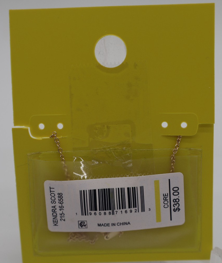Kendra Scott Eva Pendant Necklace Raspberry Sorbet Variegated Magnesite NWT
