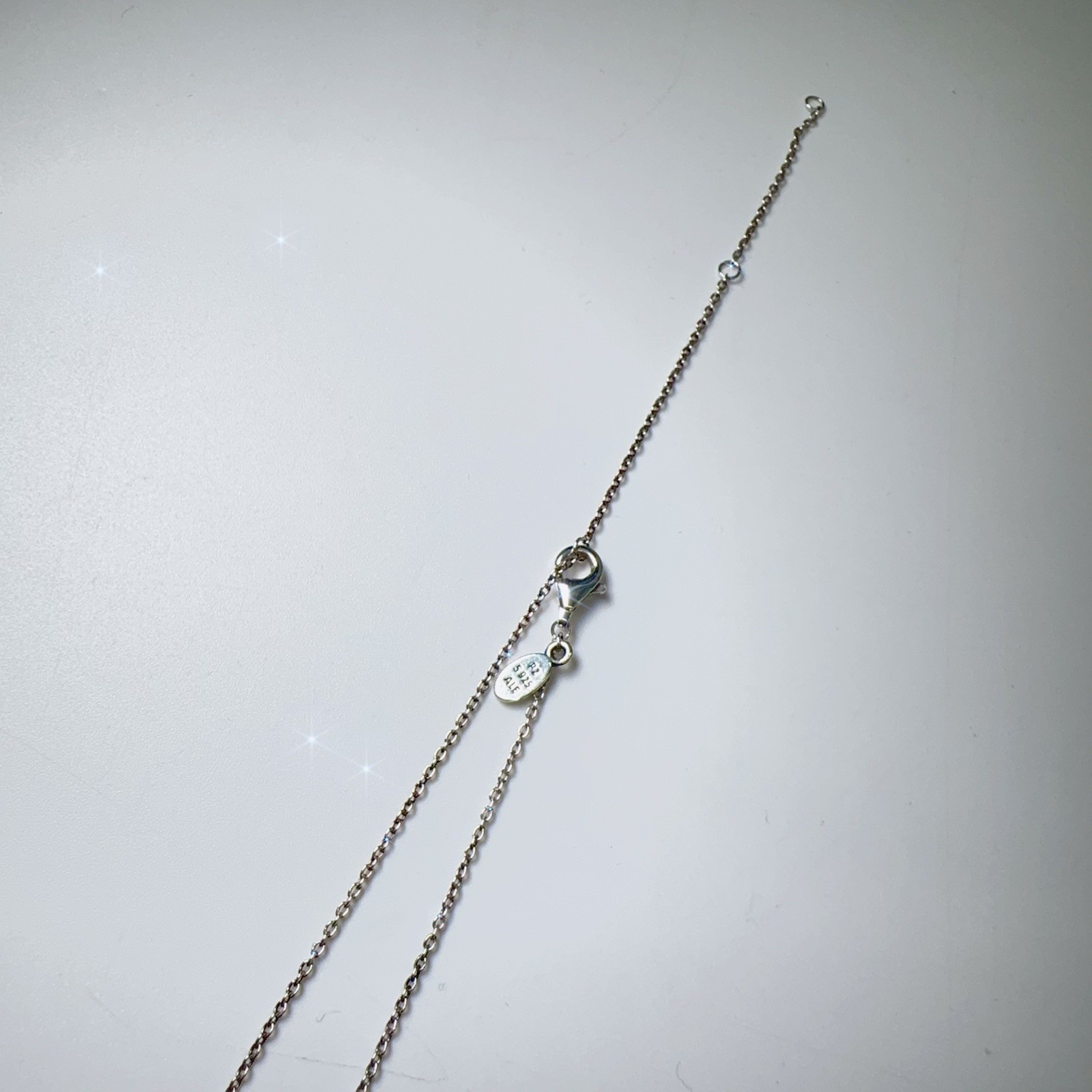 Pandora Snowflake Charm with Necklace Blue Crystals Clear Zirconia 791760NBLMX