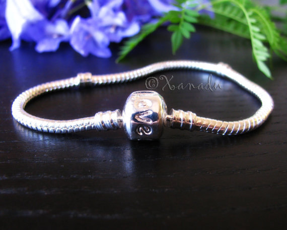 1PC 5.9in 15cm Child Size European Style Bracelet Chain For European Charm Beads