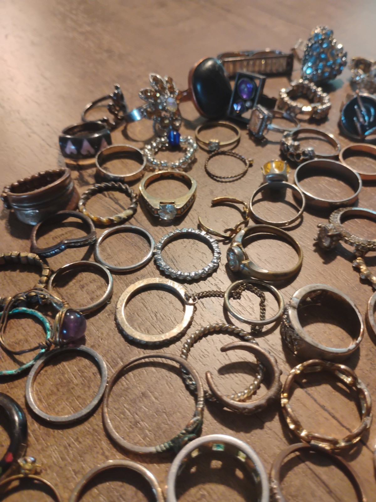 Lot of Over 85 Mixed Rings. See Description.