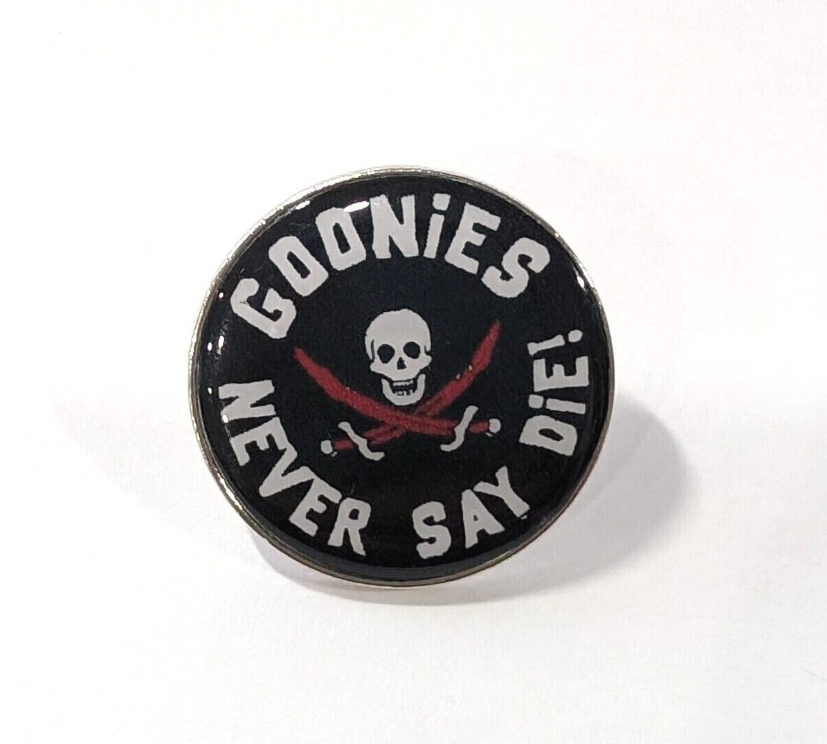 Goonies Never Say Die! Lapel – Full Metal Enamel pin – Brooch Pin – Four Styles