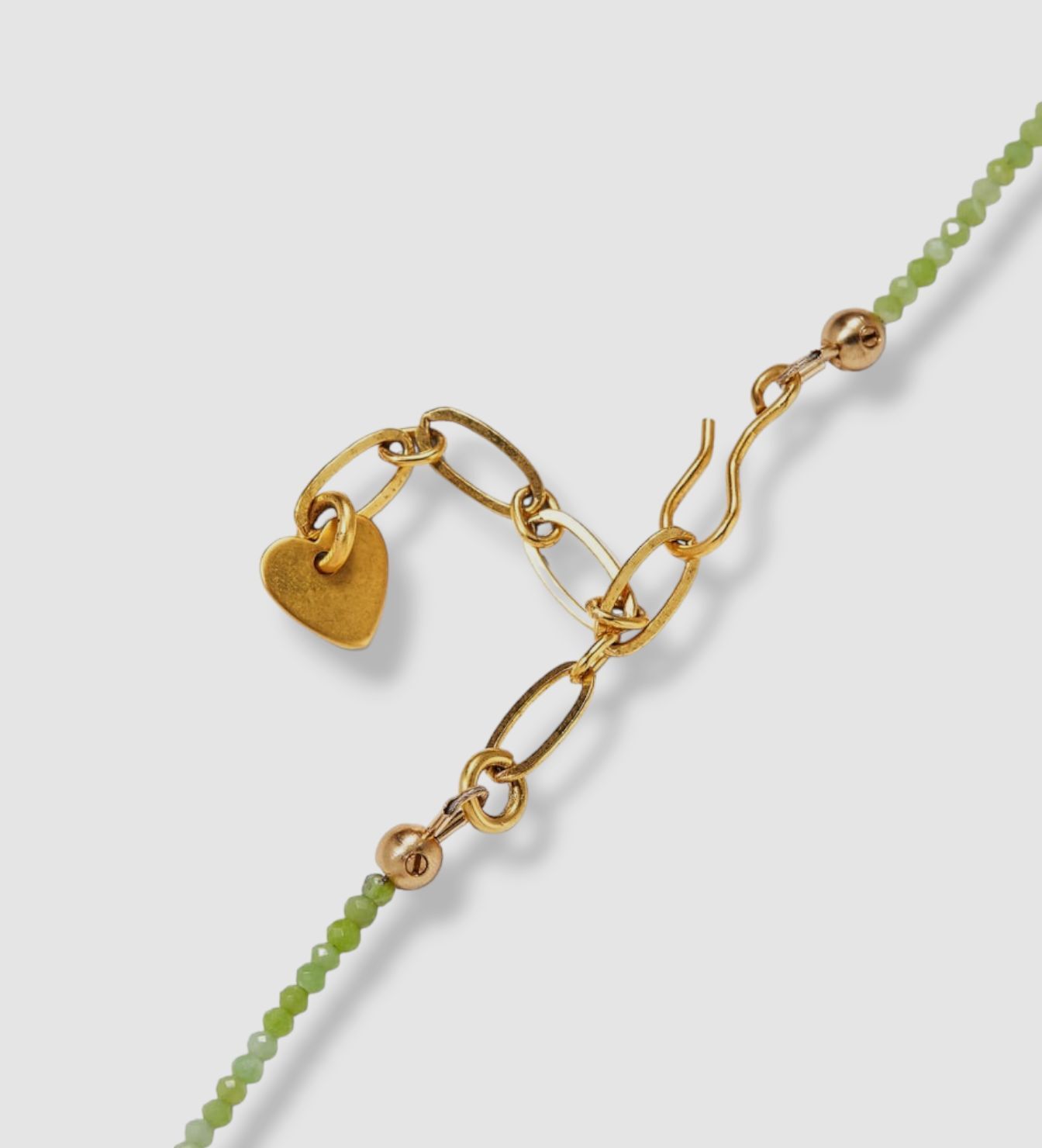 $204 Brinker & Eliza Women’s Pink Green 24k Gold Plated Rising Sun Necklace