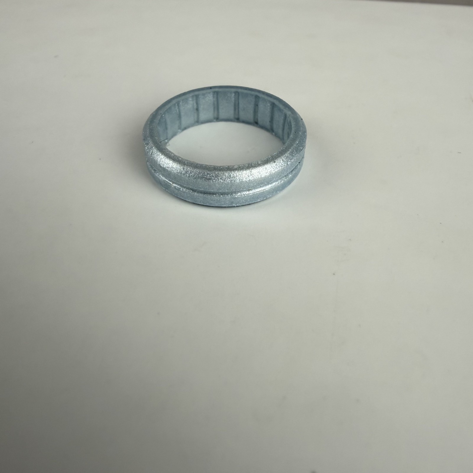 Enso Rings Diamond Blue Elements Classic Silicone Ring Contour Adult Size 5