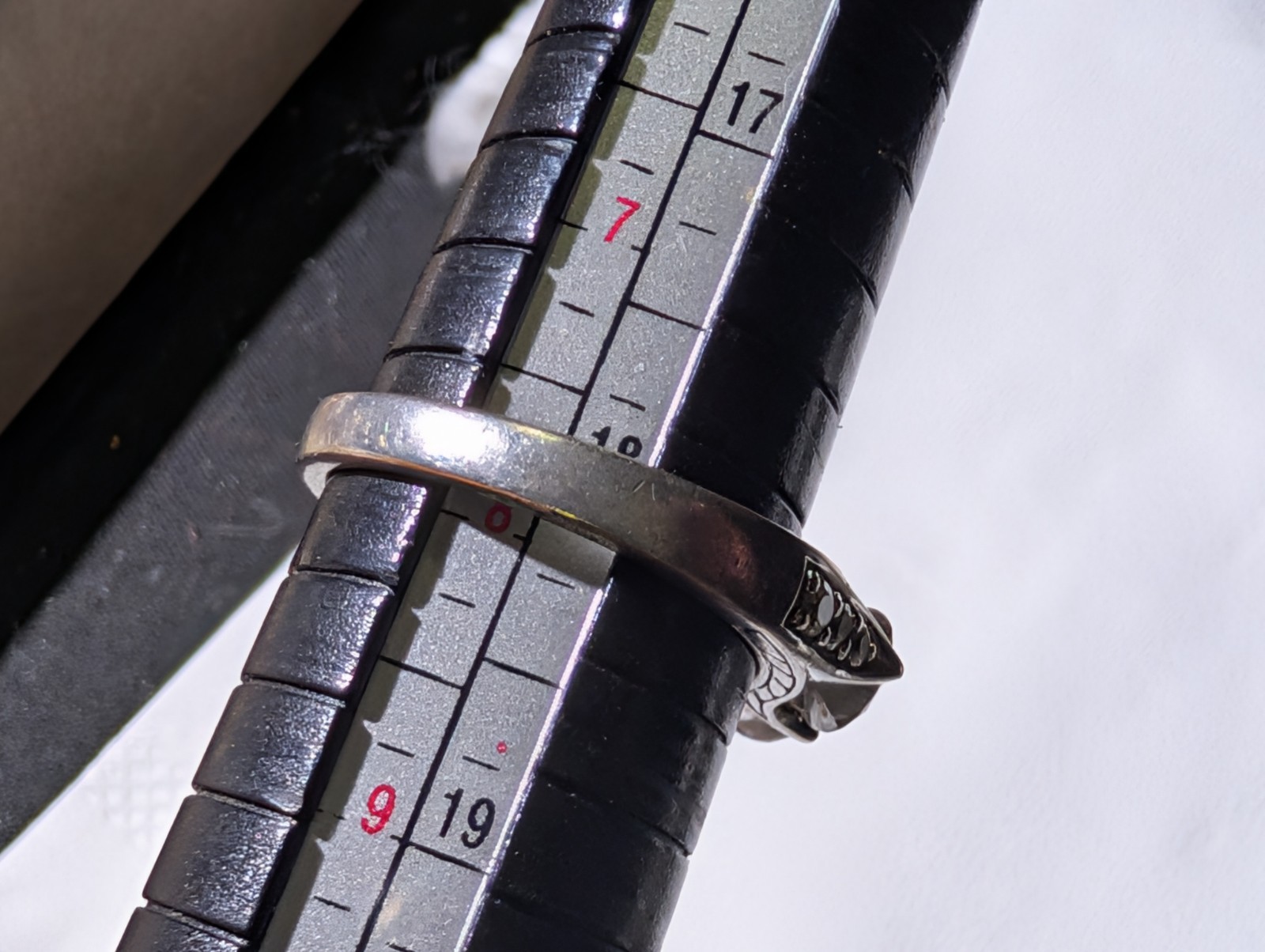 Two STERLING SILVER ENGAGEMENT STYLE RINGS THL CZ & 925 DO SZ 8 & 8.75 9 Grams