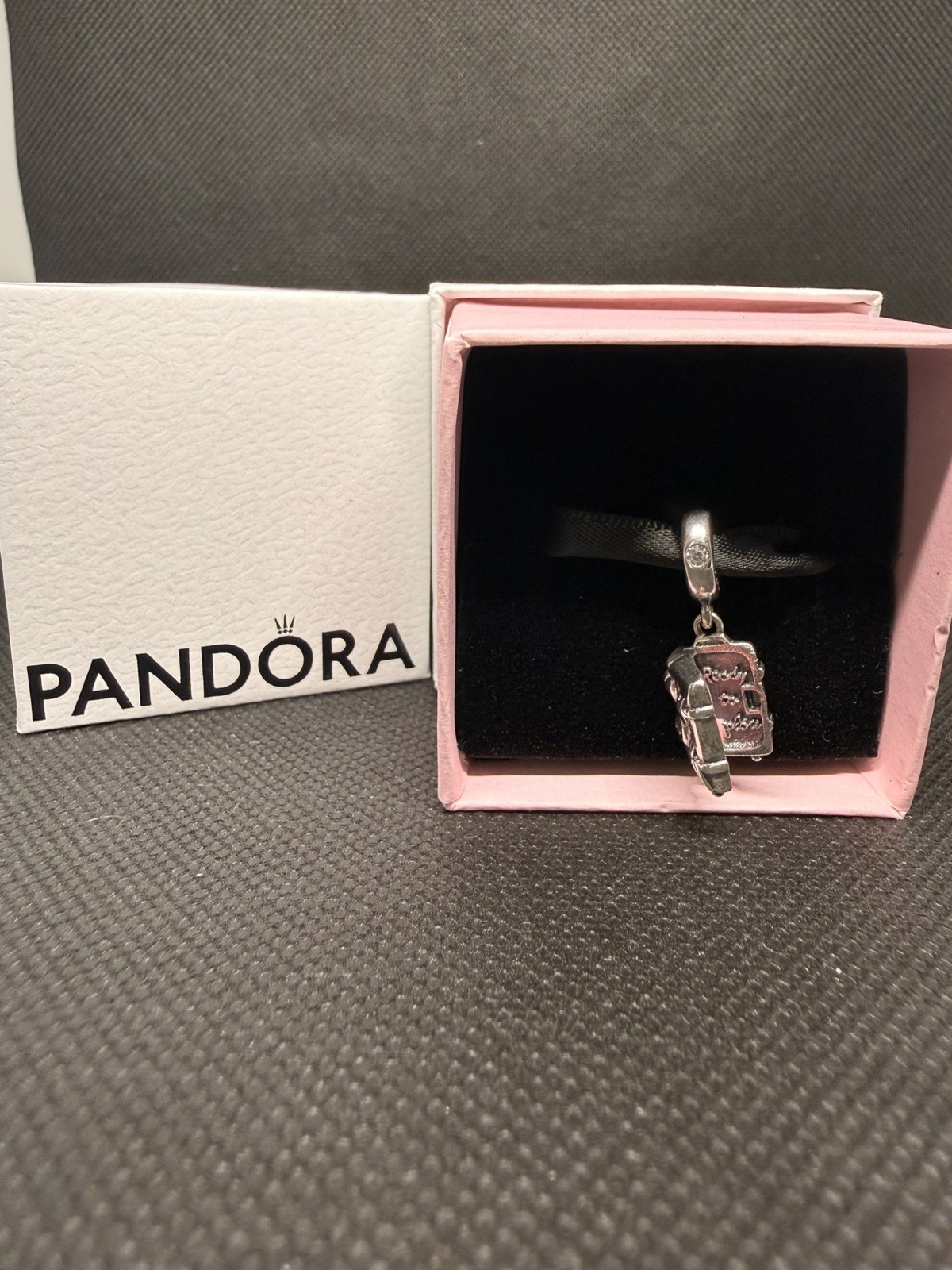 Genuine Pandora Charm Ready To Explore Suitcase Dangle Travel Opens 797887EN160