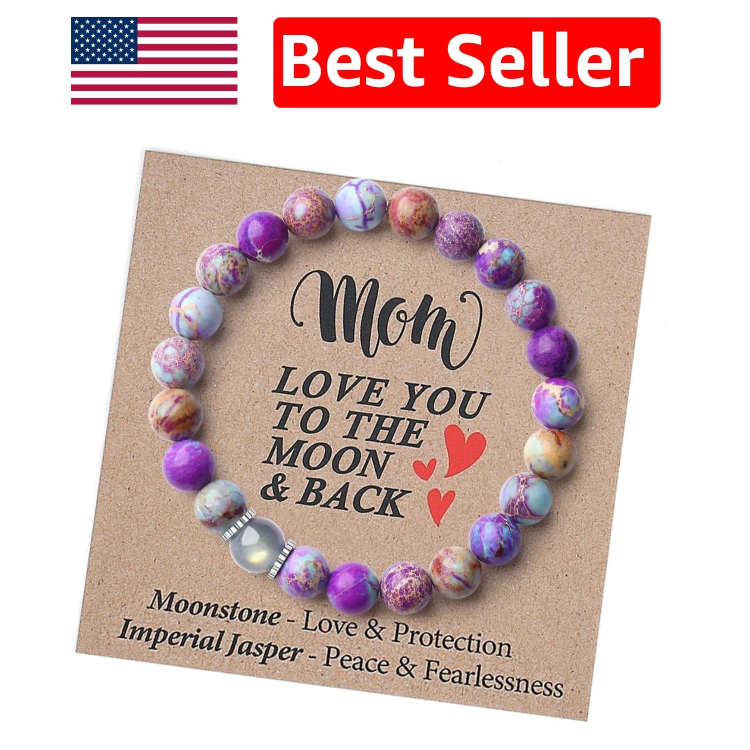 Beautiful Handmade Gemstone Bracelet – Perfect for Birthdays & Special Occasions