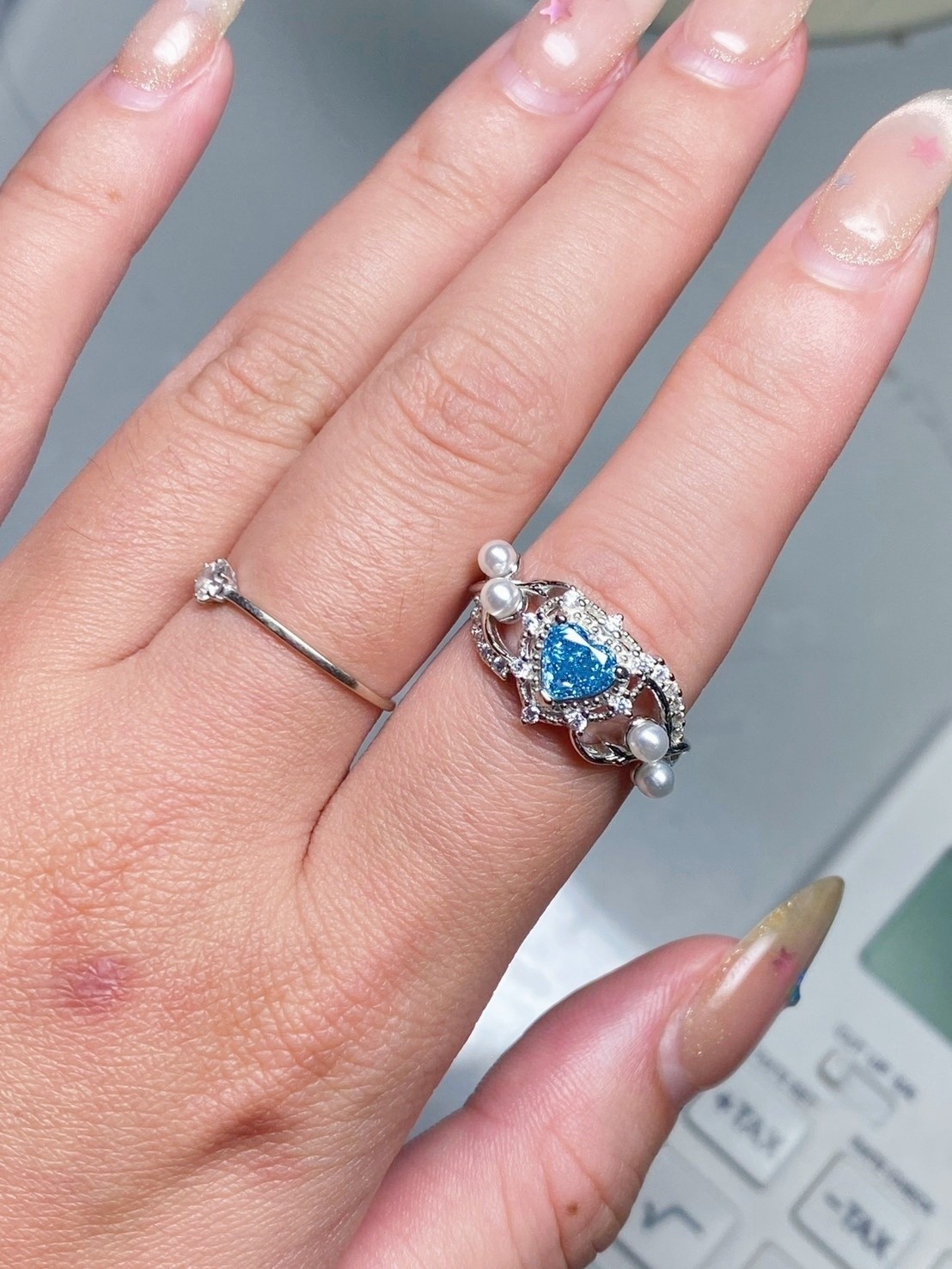 [jerseychou] Lab-Grown Diamond , 0.68ct , Fancy Vivid Blue , VS1 , IGI