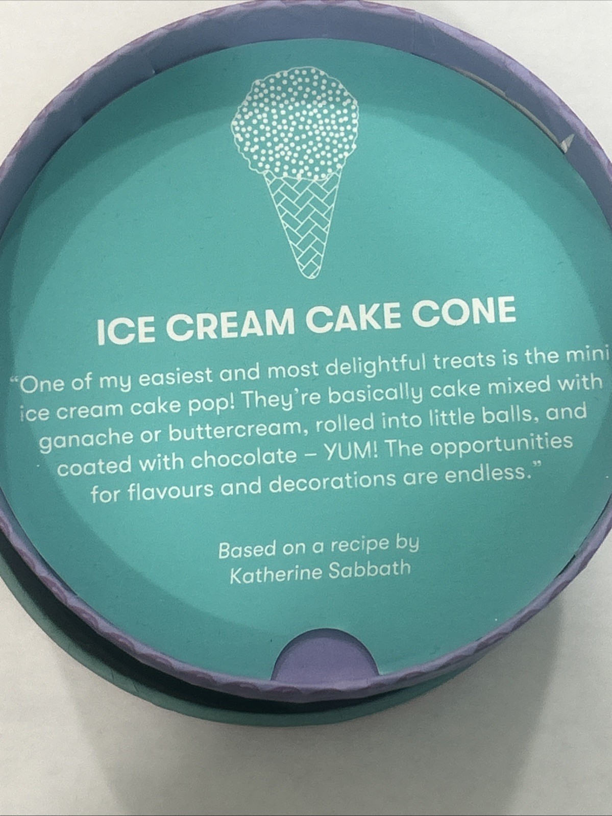 Erstwilder x Katherine Sabbath Ice Cream Cake Cone Brooch Pin NWT