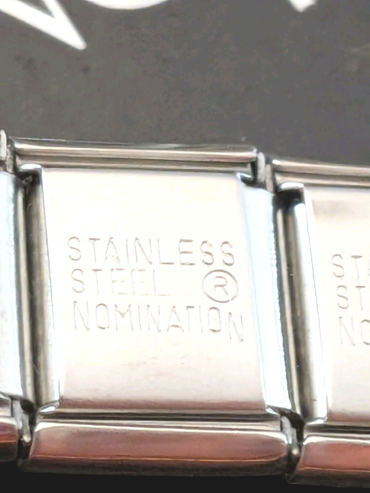 Authentic Nomination Starter Bracelet 19 Links Big 13mm Shiney Finish
