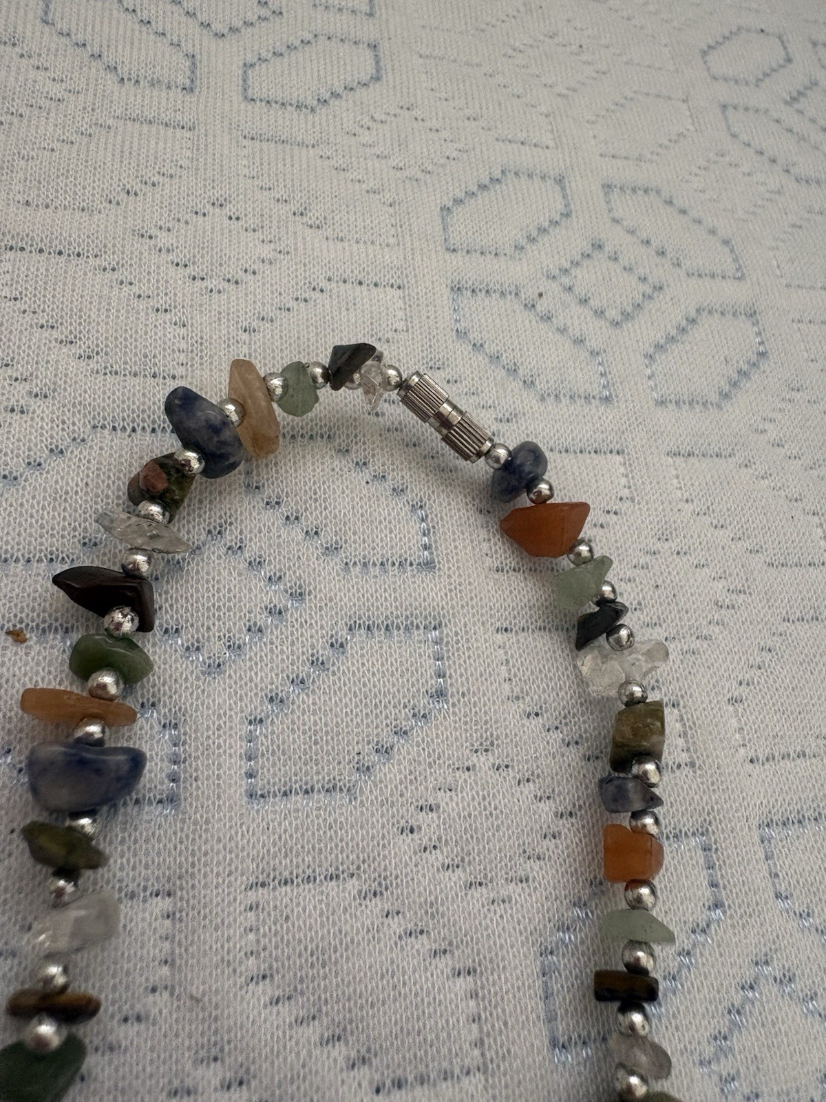 Beaded Gemstone Necklace