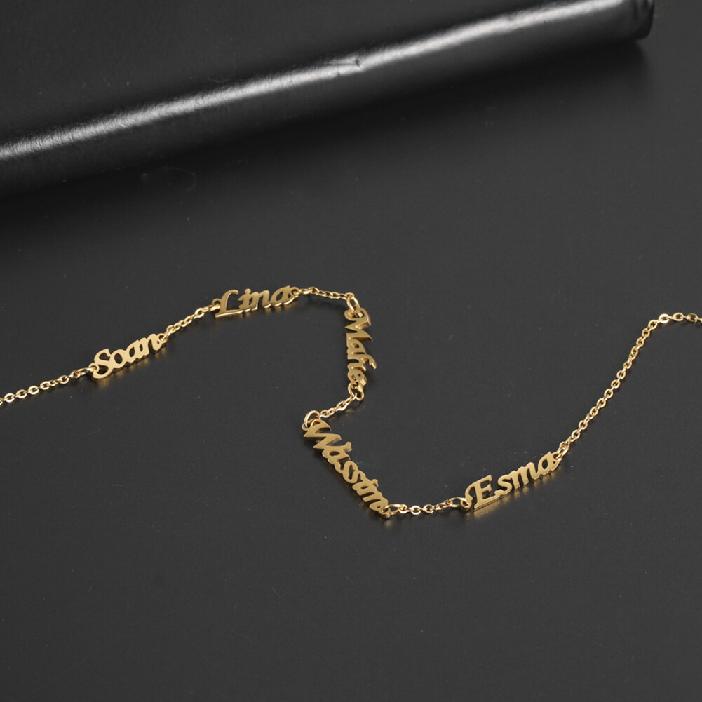 NewVassago Custom Necklace Personalized Multiple Names Necklace For FamilyCouple