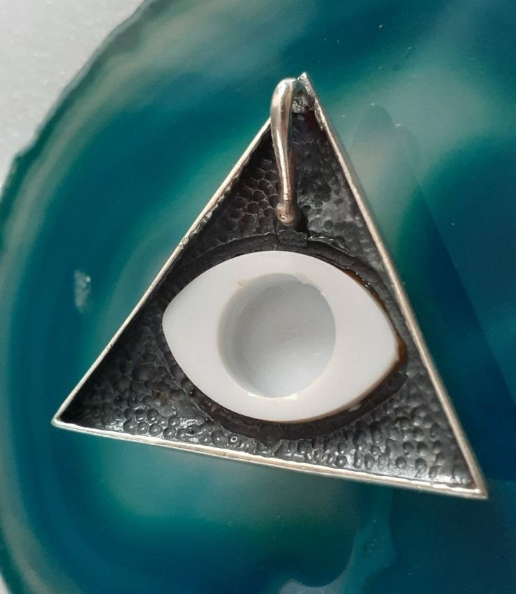 Unique 1.75″ Triangular EYE Pendant 👁️