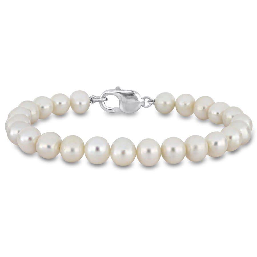 AMOUR 9-9.5mm Freshwater Cultured Pearl Bracelet in Sterling Silver – 9 In.