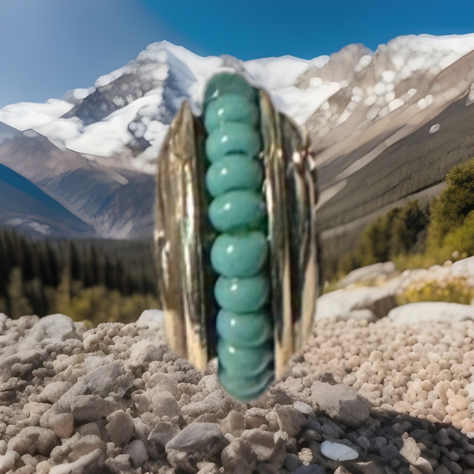 Brighton Spacer Hippie Turquoise J9224B NWOT Rare Find!