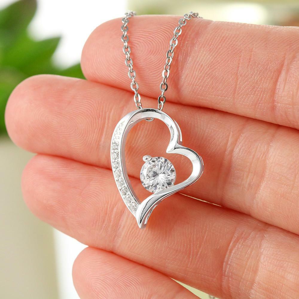 PERSONALIZED Heart Necklace – To Future Mom, Mom-to-be – Mother’s Day, Birthday