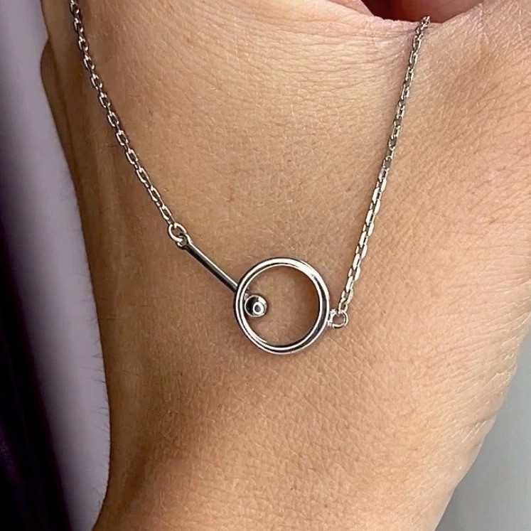 925 sterling silver necklace with pendant women Gift 15,6-17,5 inch 40-45 cm