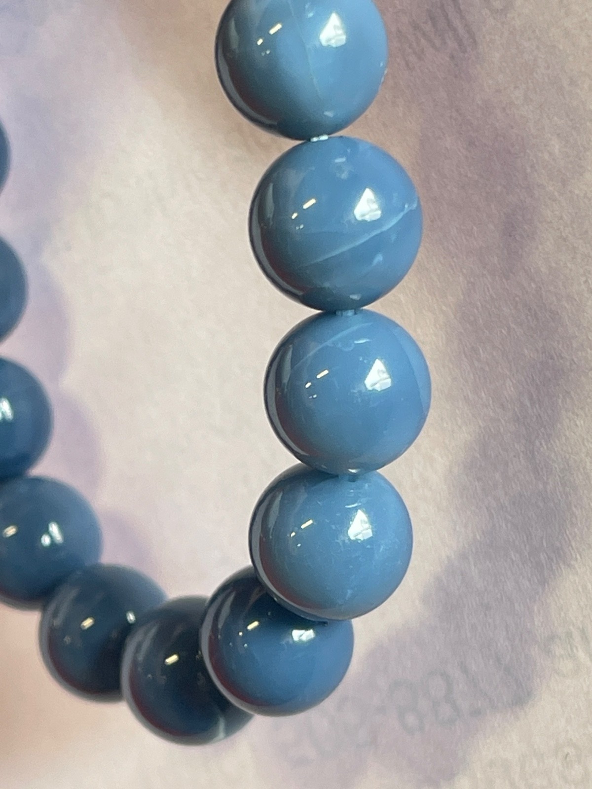 Owyhee Blue Opal Rare Natural Bead Crystal Gemstone 9mm