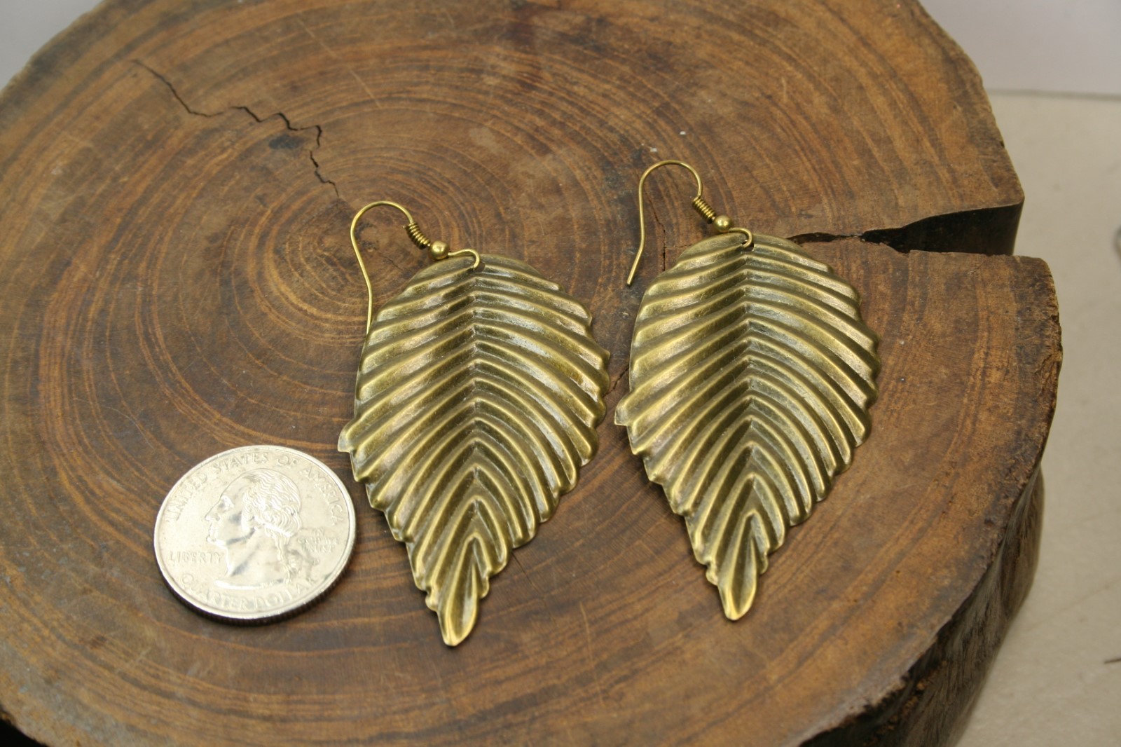 LEAF EARRINGS, BEAUTIFUL CHARM