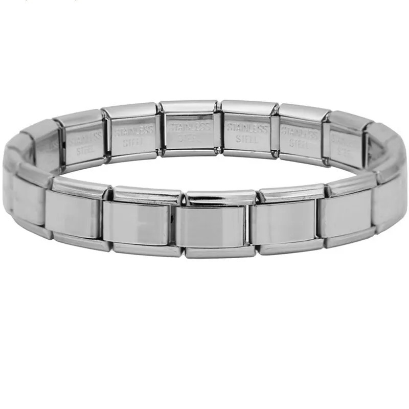 Nomination Classic Stainless Steel Starter Bracelet With 18 Removable Links NEW