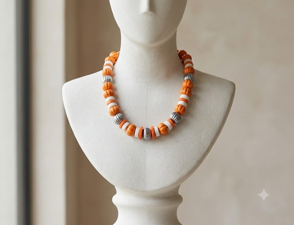 vintage antique necklace for womens