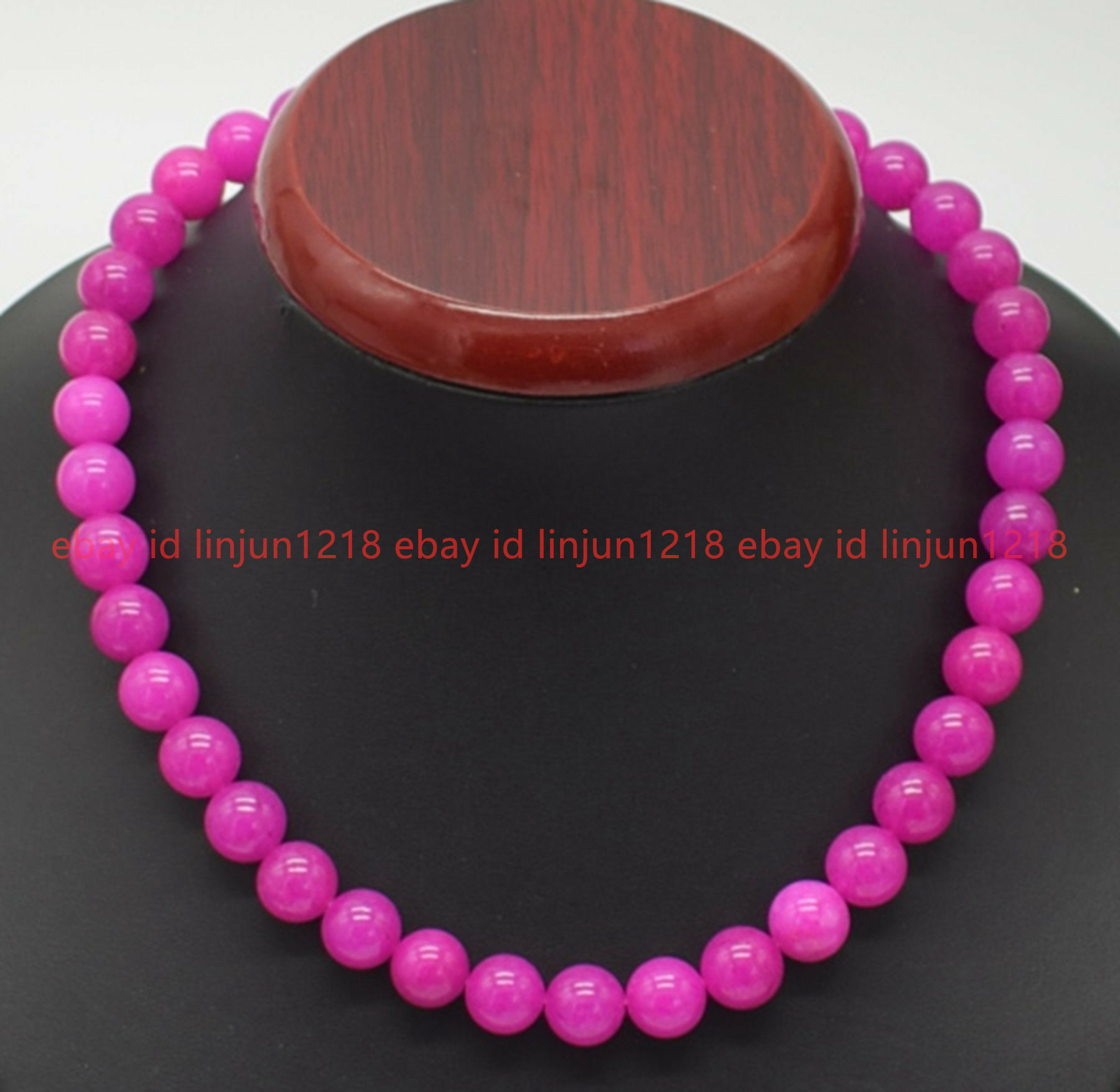New Natural 6/8/10/12/14mm Pink Sugilite Round Gemstone Beads Necklace 18″ AAA++