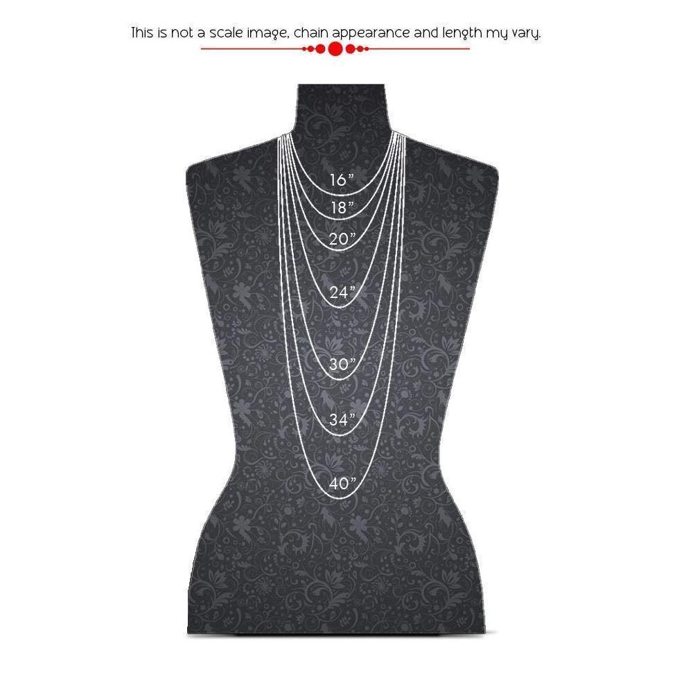 Sterling Silver 0.8 mm Thin Rhodium Finish Box Chain Necklace, Made in Italy