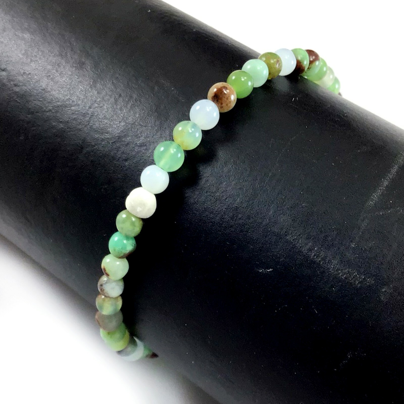 Handmade Green Chrysoprase Healing Stretch Bracelet 4mm 6mm 8mm 10mm 12mm 7.5″