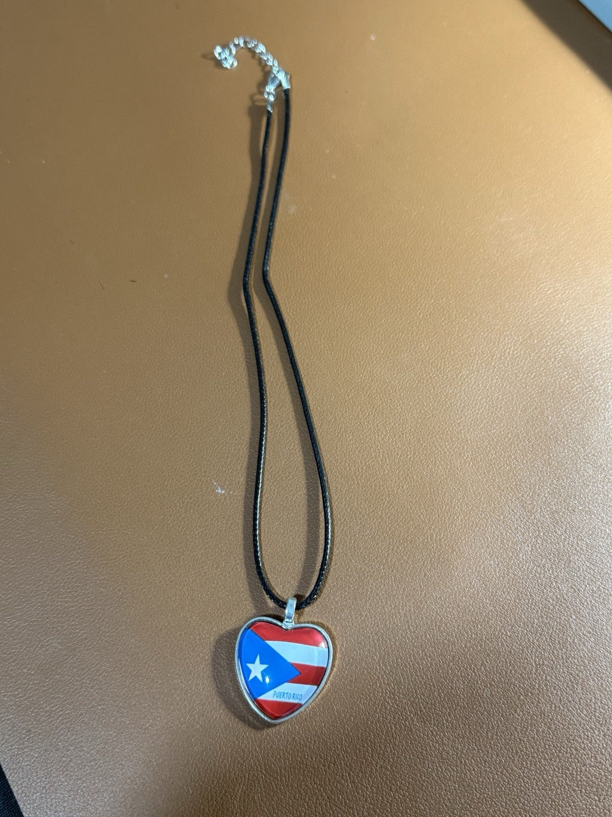 Puerto Rico Necklace with Flag