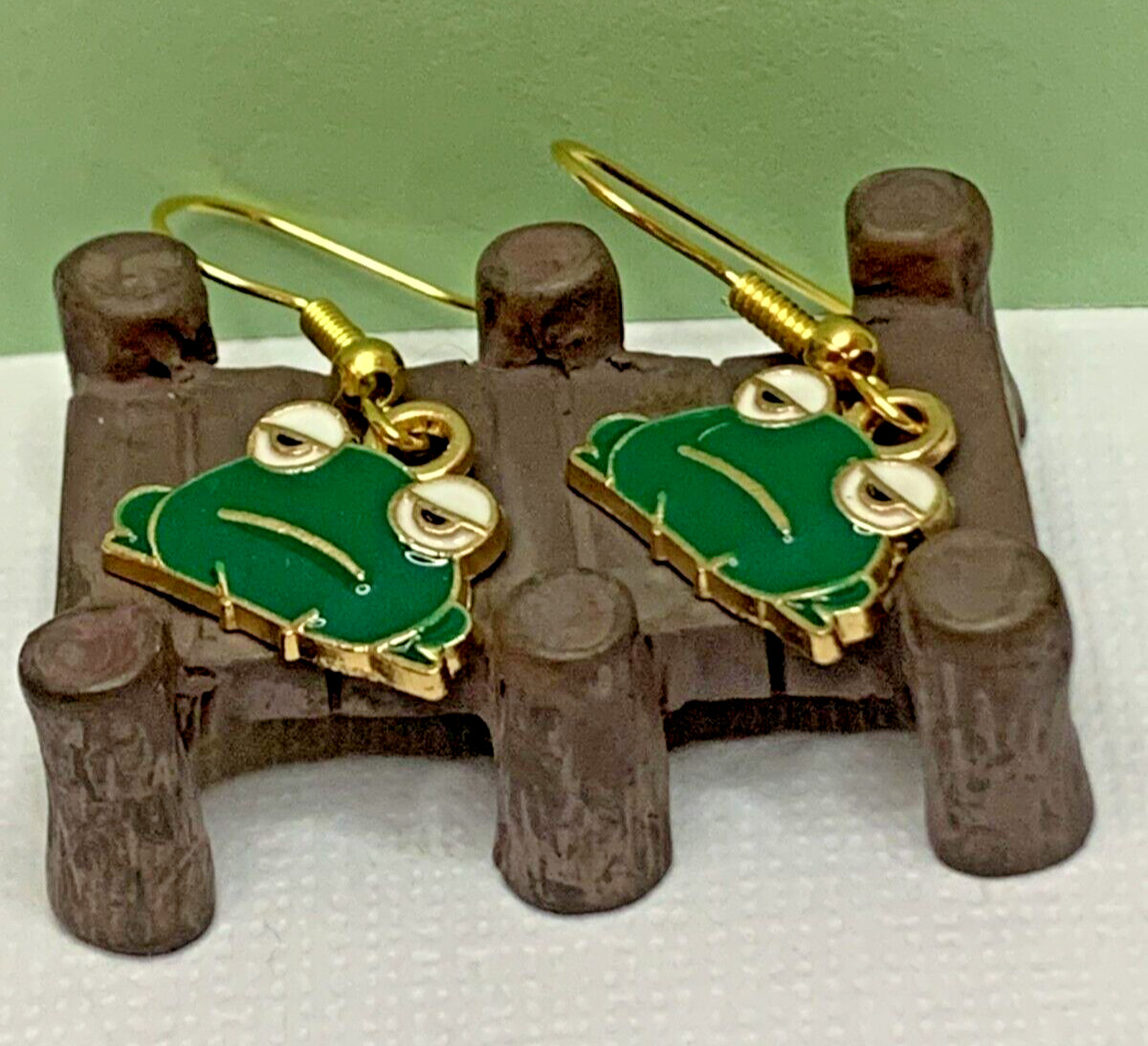 Frog Earrings, Unique Earrings, Gift Idea, Frog Jewelry, Unusual Jewelry