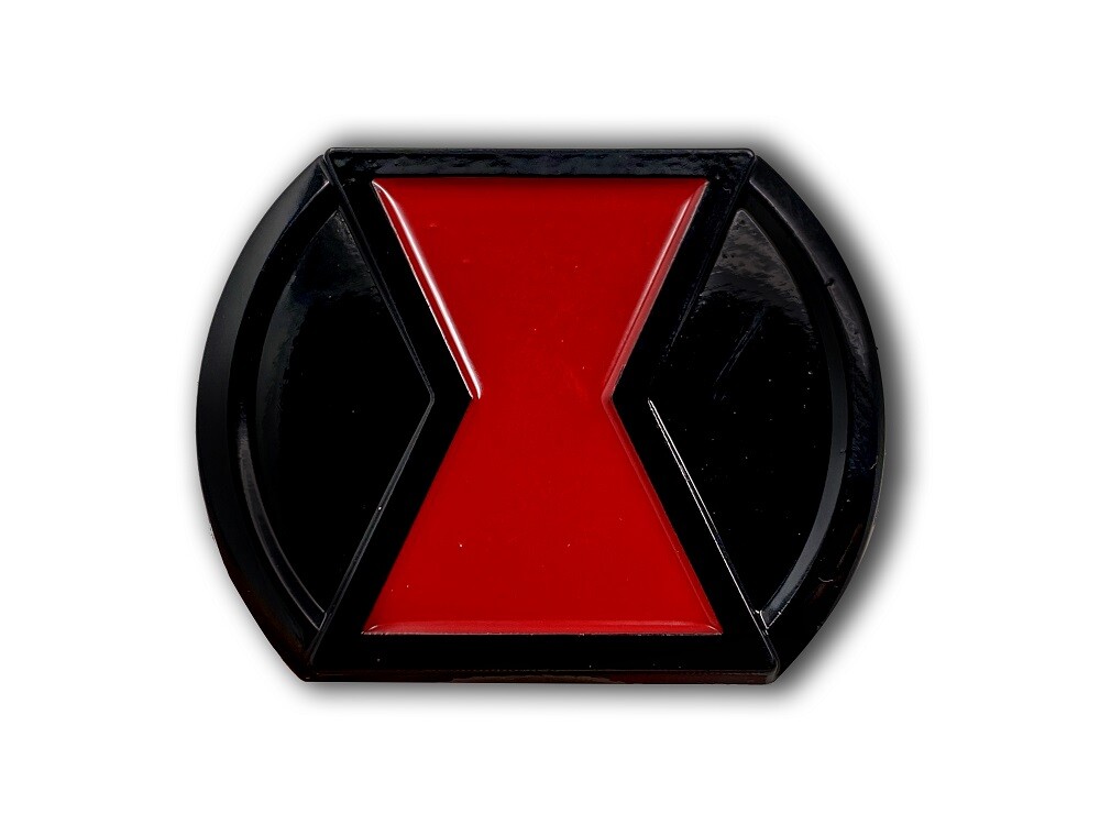 BLACK WIDOW,Belt Buckle LOGO PIN, BLACK WIDOW MOVIE, Natasha Romanoff Lapel PIN