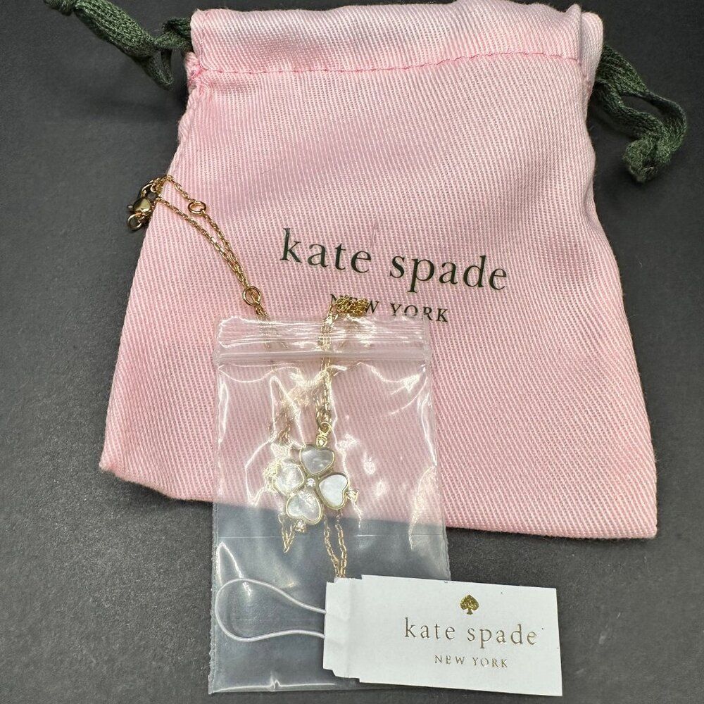kate spade Legacy Logo Stud Necklace – NWT