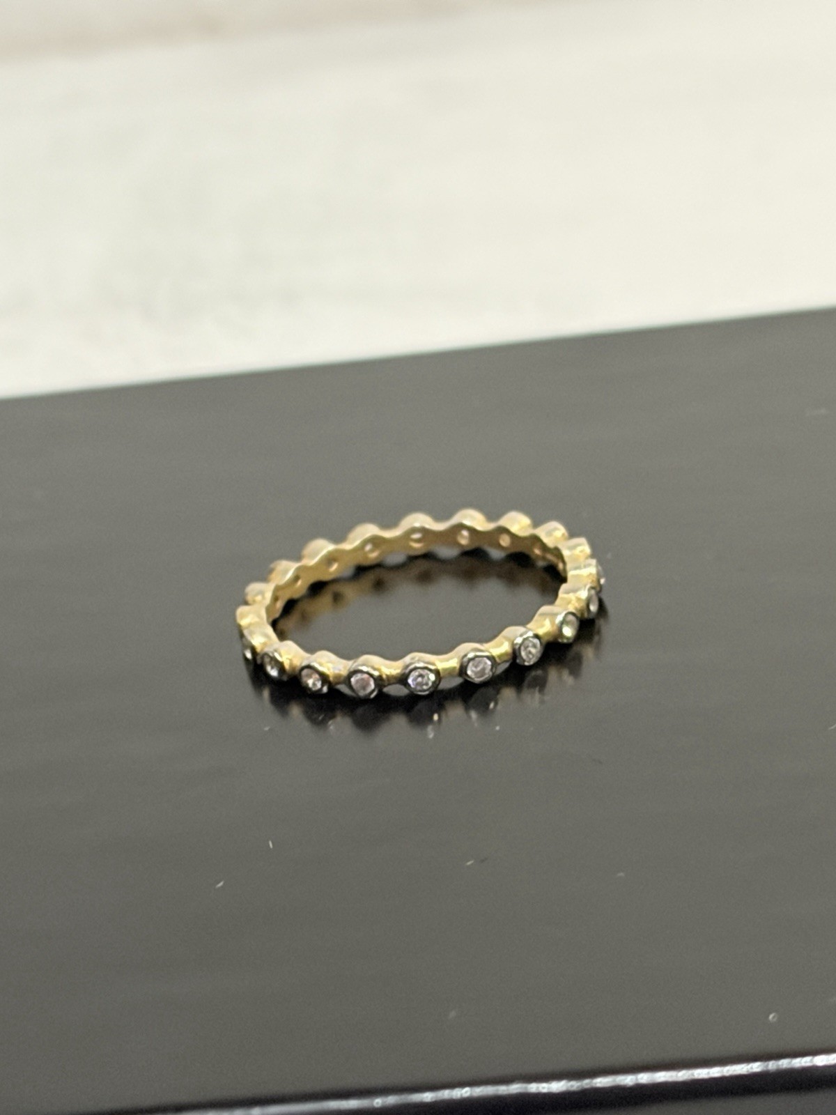 Freida Rothman Two Stacking Rings Sz 6 Sterling Silver 925
