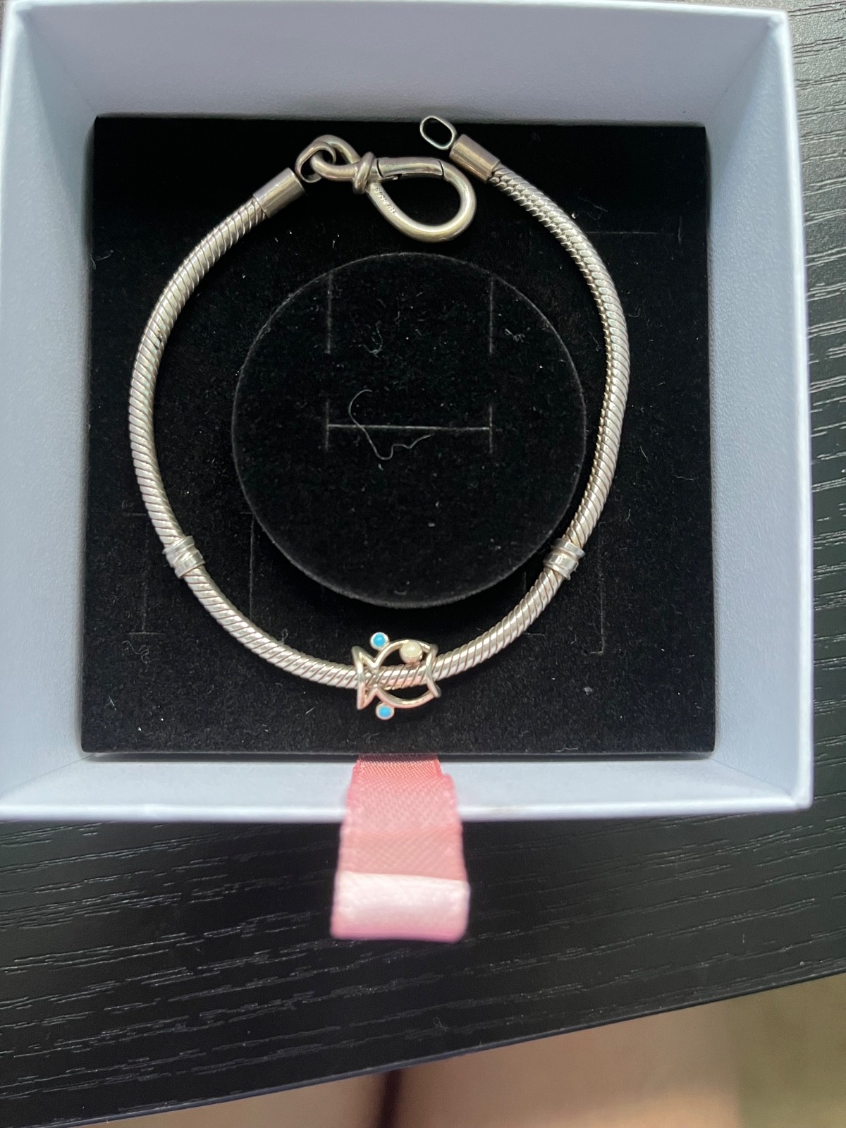 Pandora, sterling sliver, summer open fish charm