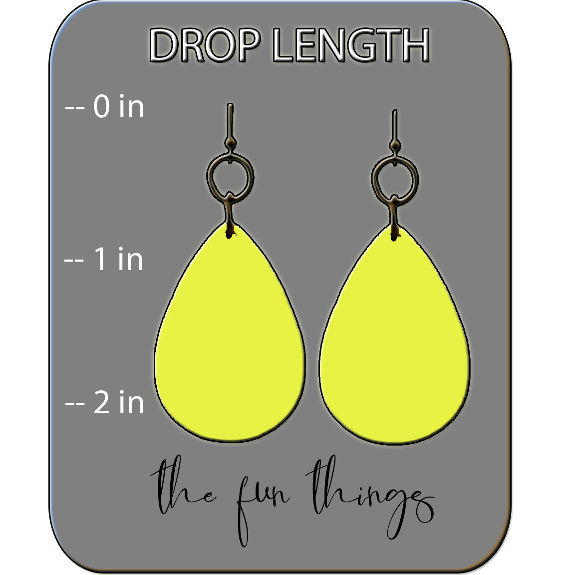 Woodsy Beauty of Nature Earrings Teardrop NO TARNISH Wood Nature Lover Jewelry