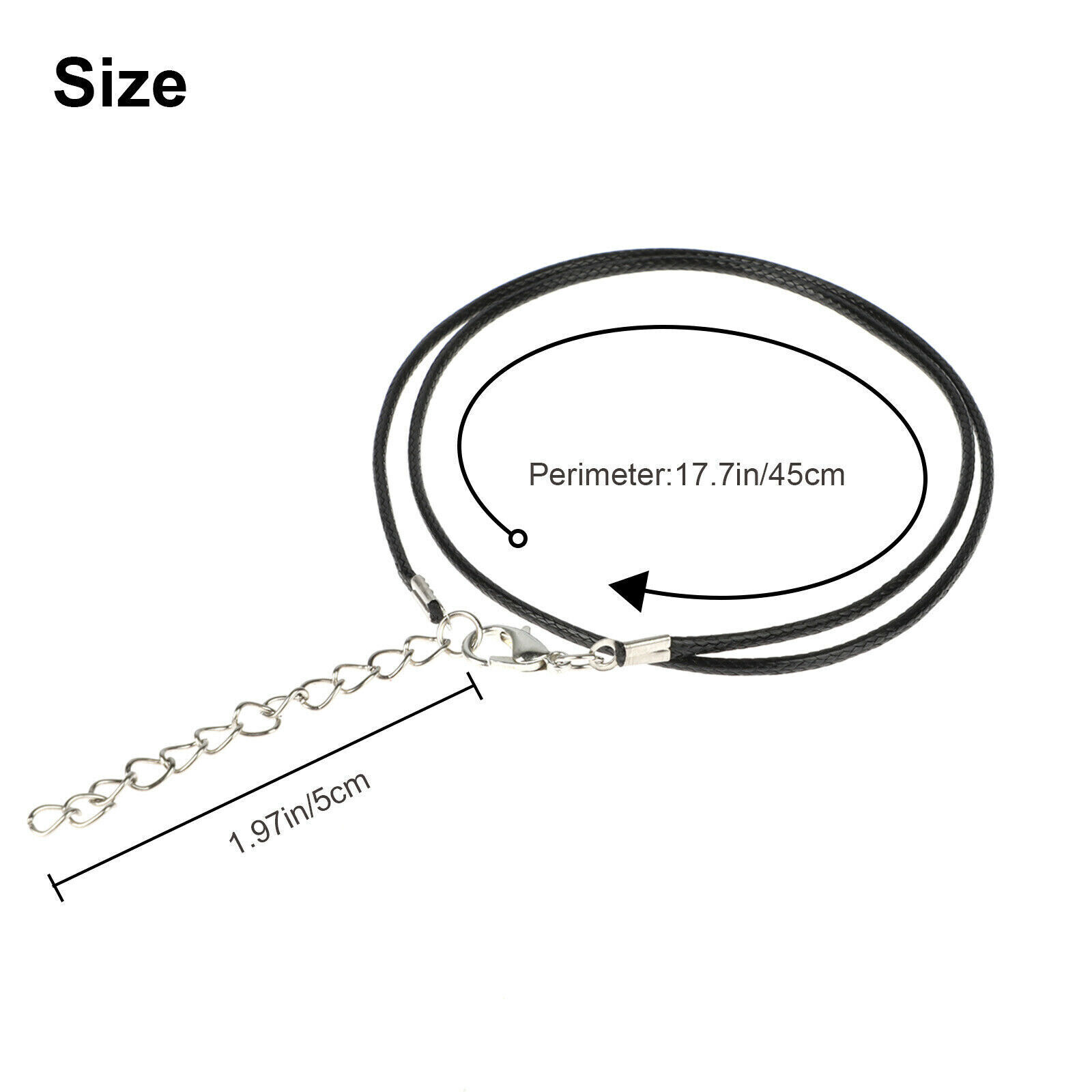100PCS 18” Leather String Charms Necklace Cords Wholesale Rope Bulk Lot Cords