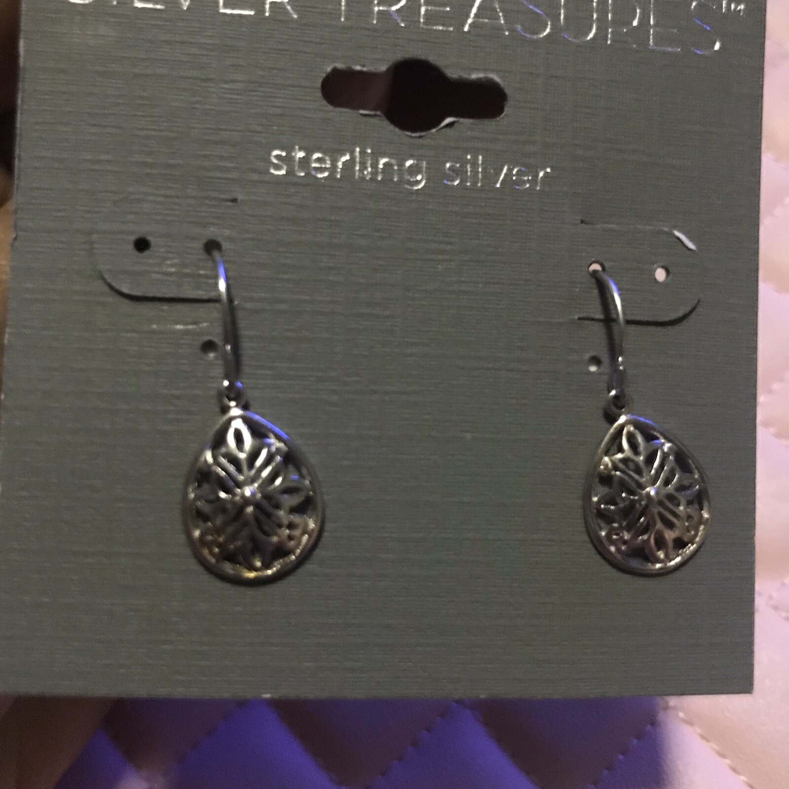Sterling Silver Silver Treasures Earrings New With Tags