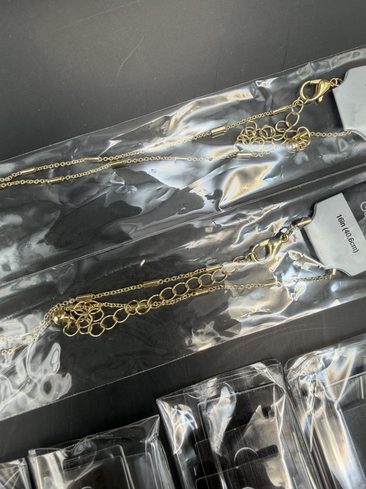 Lot Of 38 Gold Tone Chains New With Tags Hobby Lobby Chains