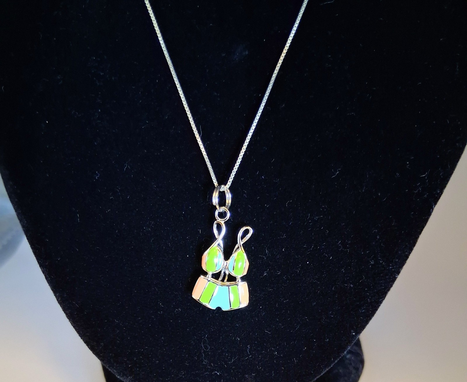 Bikini Pendant – 2.4g – 925 Sterling Silver – Summer Beach Charm