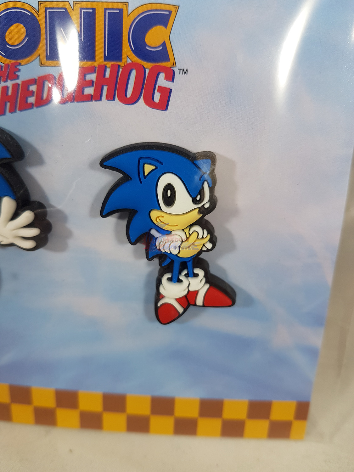 Sonic The Hedgehog Classic Sonic Lapel Pins Set of 2 Anime Licensed NWT