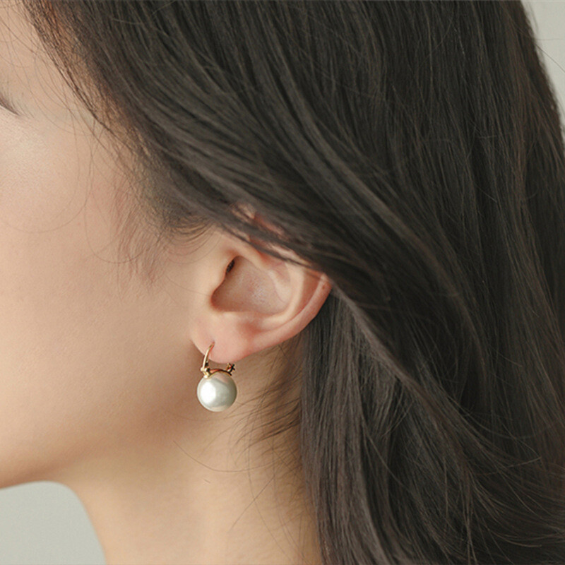 Double-sided Pear | Front-Back Pearl Earrings | Beautiful and Classic in Style
