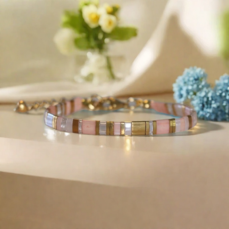2025HOT Delicate Adjustable Miyuki Tila Vintage Women Bracelet Healing Gift
