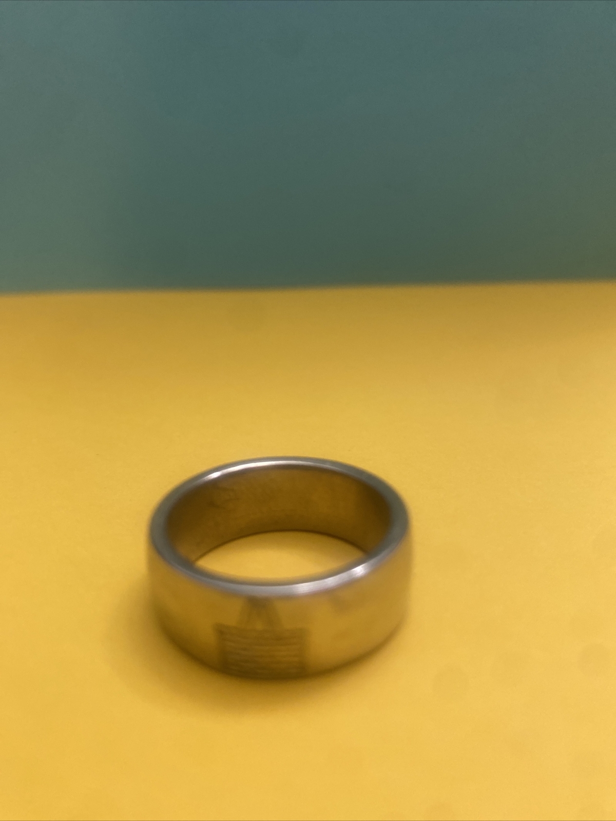 Longaberger Basket Silver Tone Ring Custom? Has Makers Mark Sterling? Not Sure