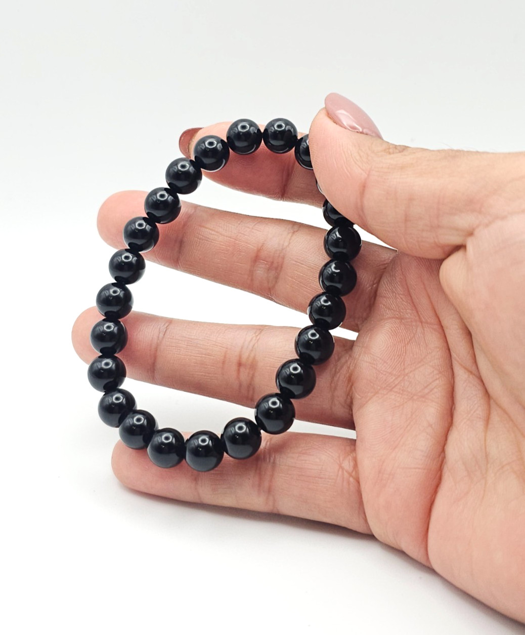 Pulsera Cuarzo Turmalina – Tourmaline Quartz Bracelet Aleja energias negativas