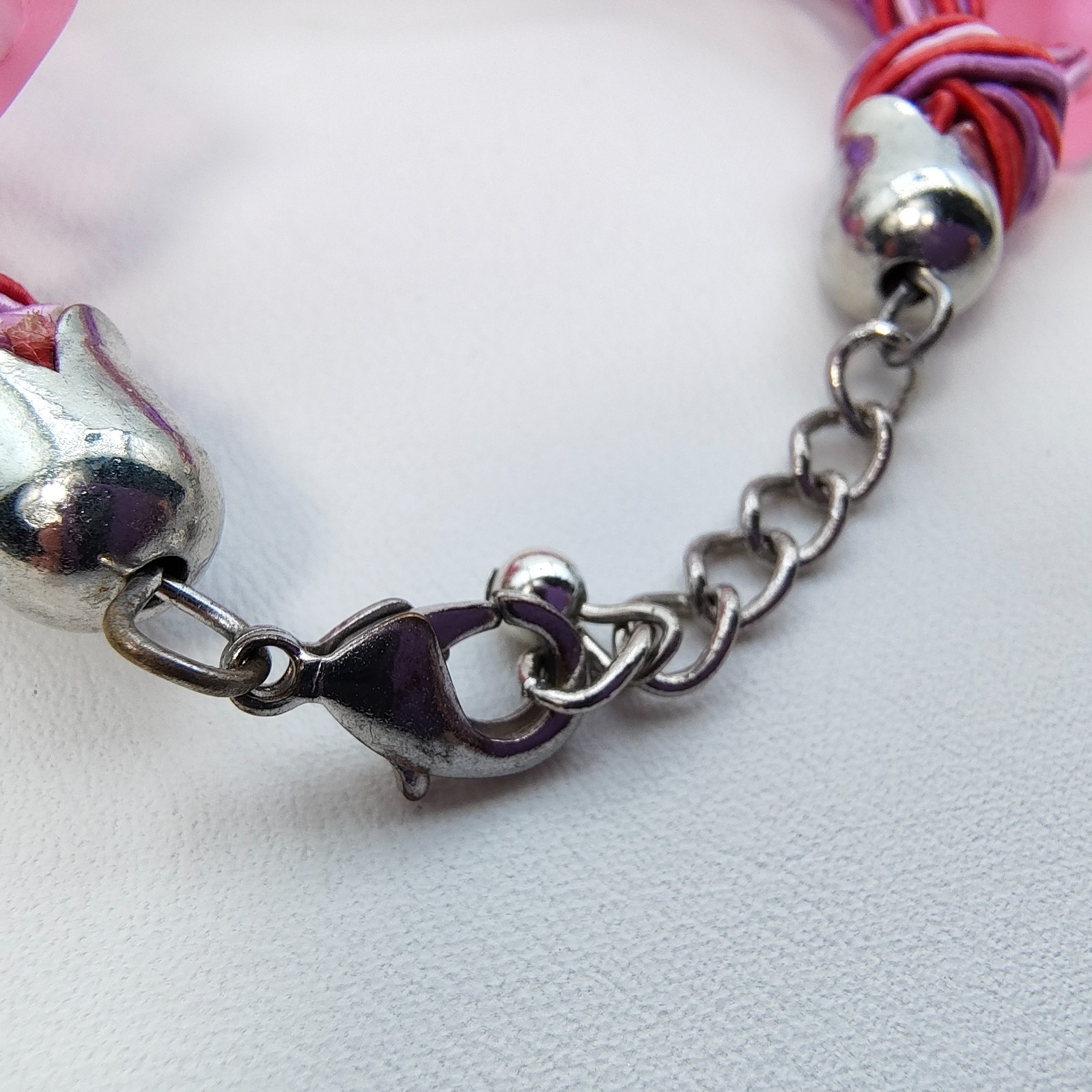 Gimme Gummy Arm Party Bracelet Chunky Color Pop Pink Purple White Kidcore