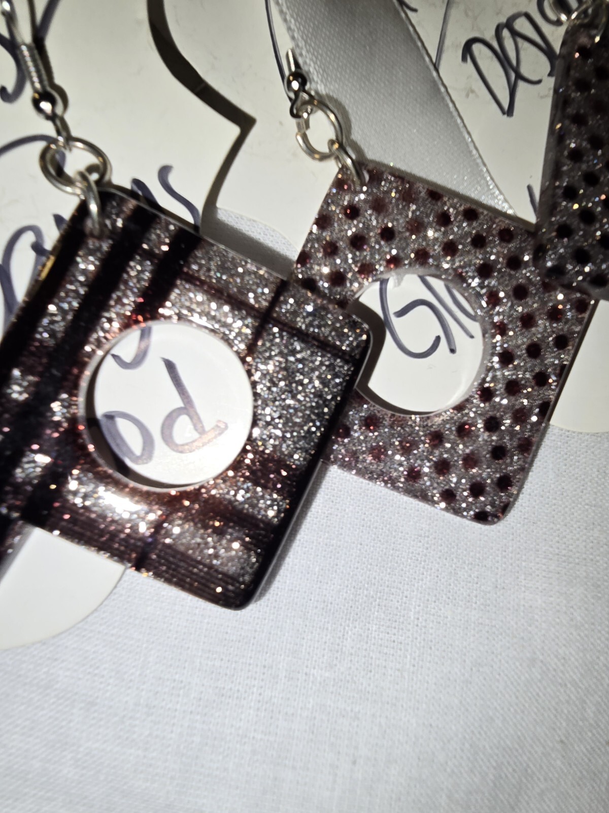 Earrings , 2 sets, handmade , 2 for the price of one