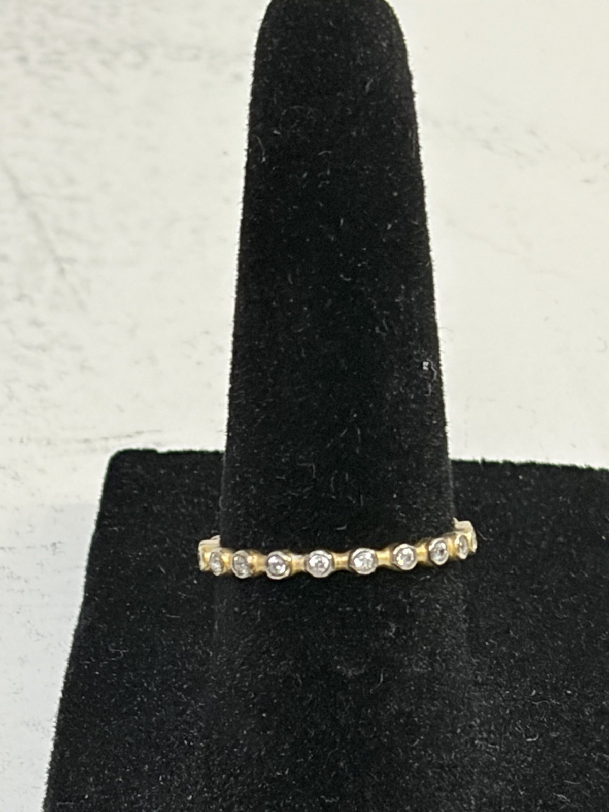 Freida Rothman Two Stacking Rings Sz 6 Sterling Silver 925