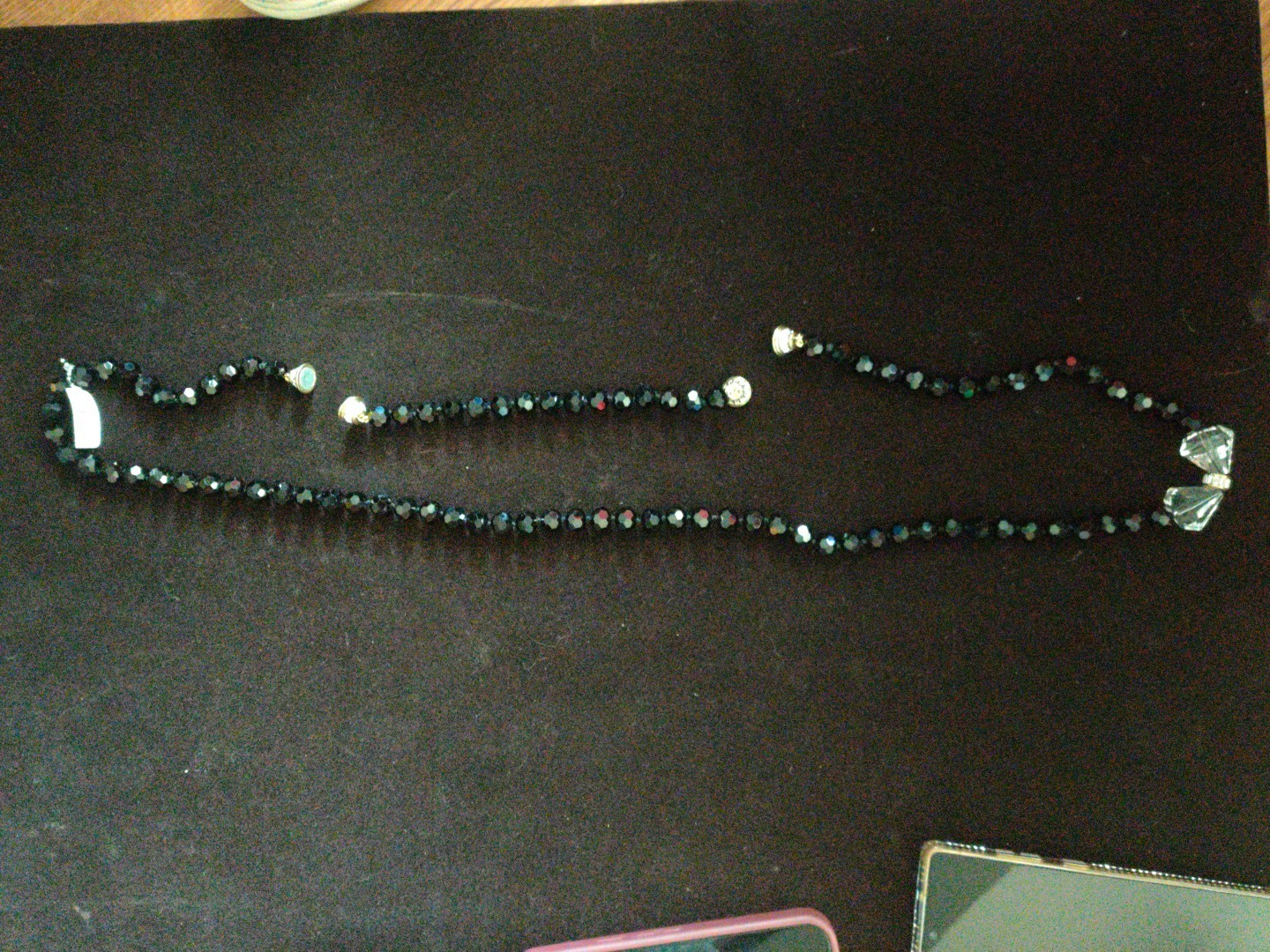 Heidi Daus BLACK Heirloom Quality Necklace & Bracelet ~Full of Possibilities