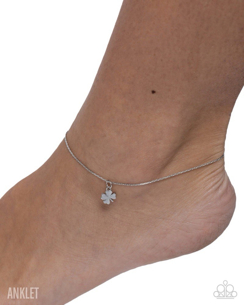 Simple Sunset – Silver Paparazzi Stainless Steel Anklet