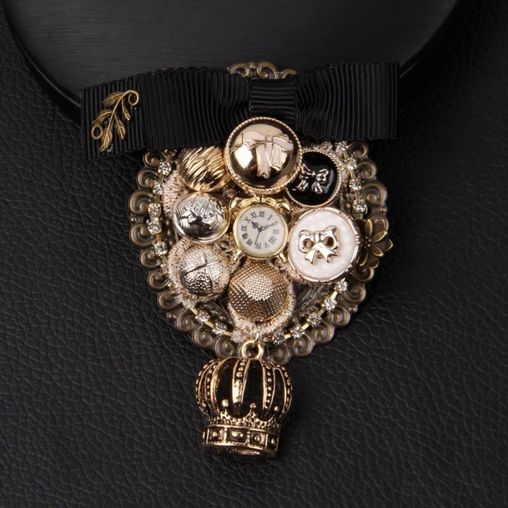 Classic Exquisite Badges Pin Bow Elegant Clothing Suit Brooches Accessories Gift